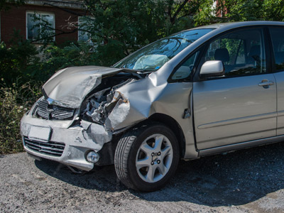 Van with Smashed Front End and Dirty Title to Sell to Milwaukee Area Junk Yard